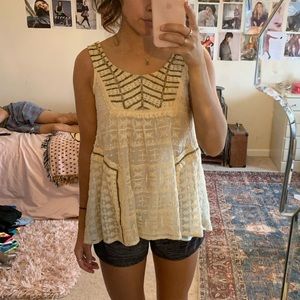 anthropologie tank flare top!